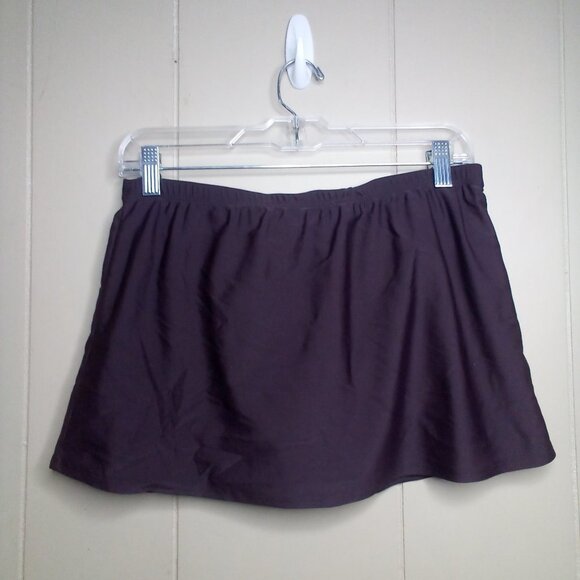St John's Bay Swim Bottom Skirt 8 Brown - Picture 8 of 8
